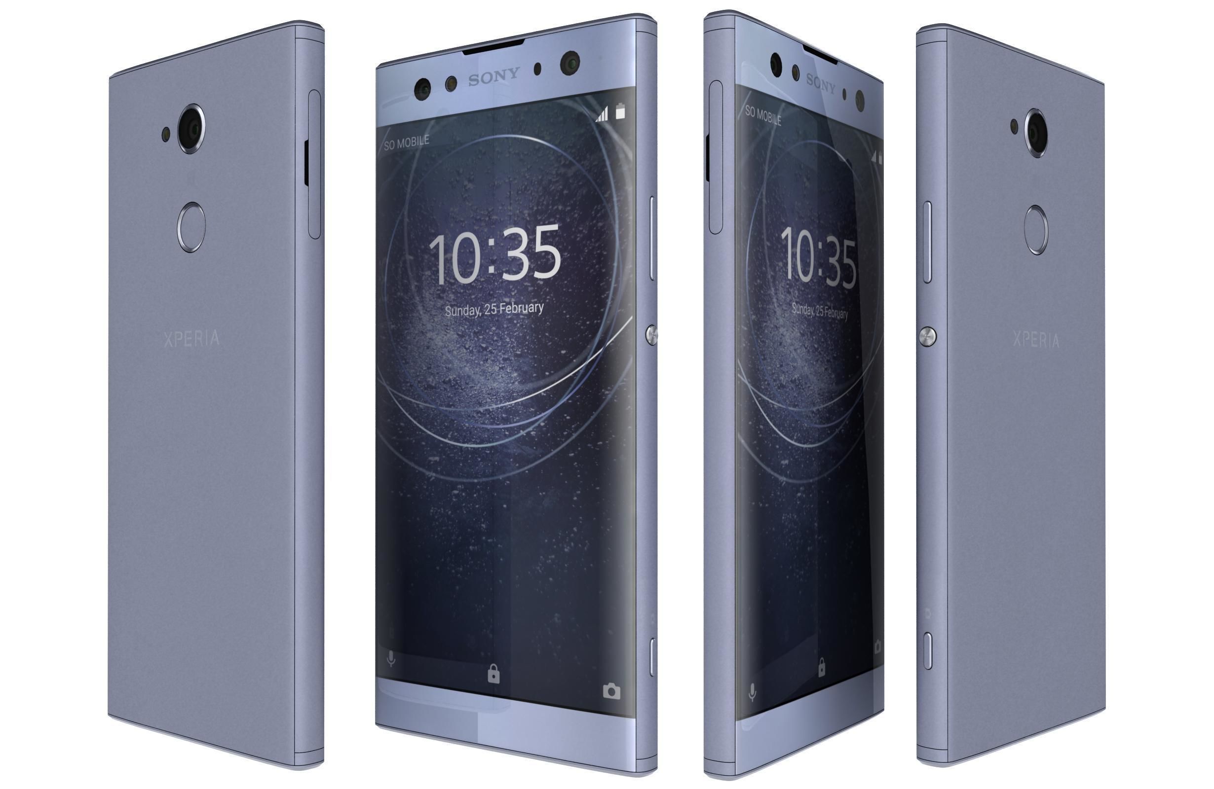 Sony Xperia XA2 Ultra All Colors 3D model_22