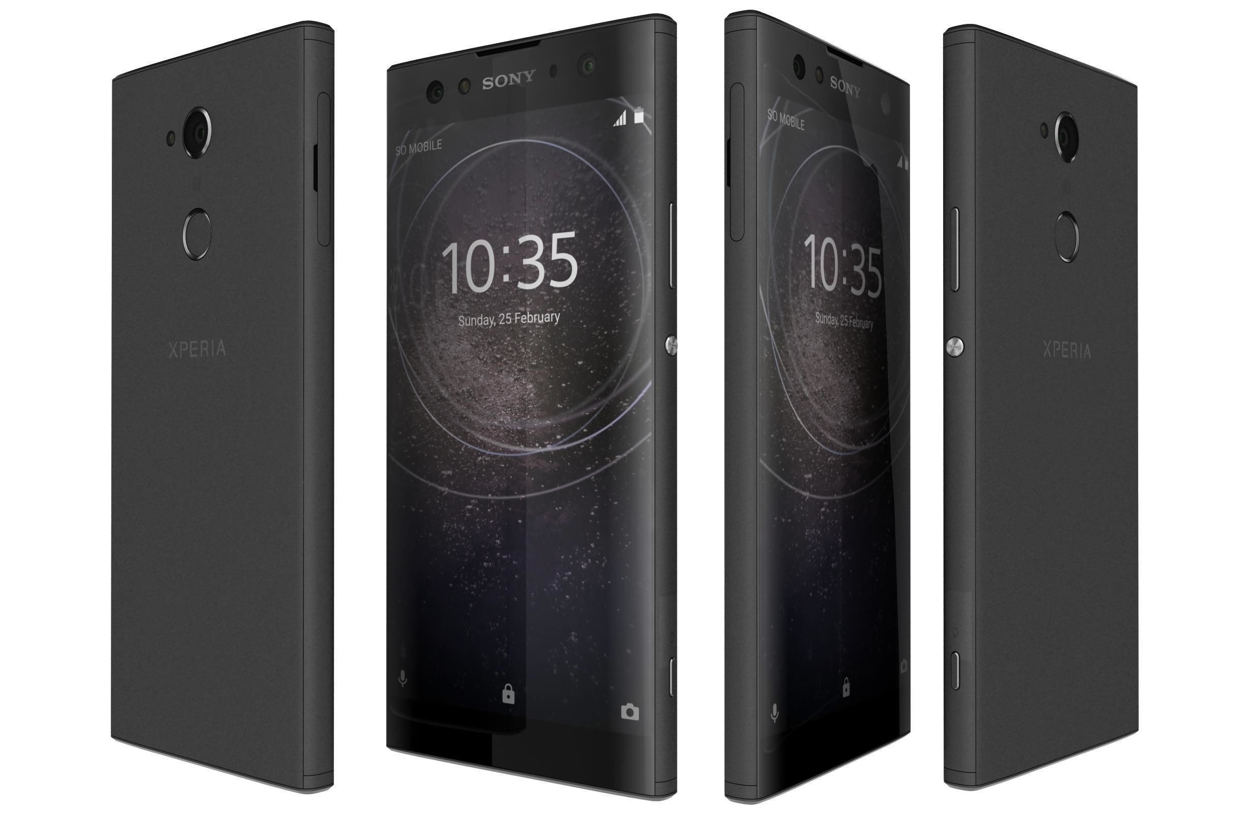 Sony Xperia XA2 Ultra All Colors 3D model_2