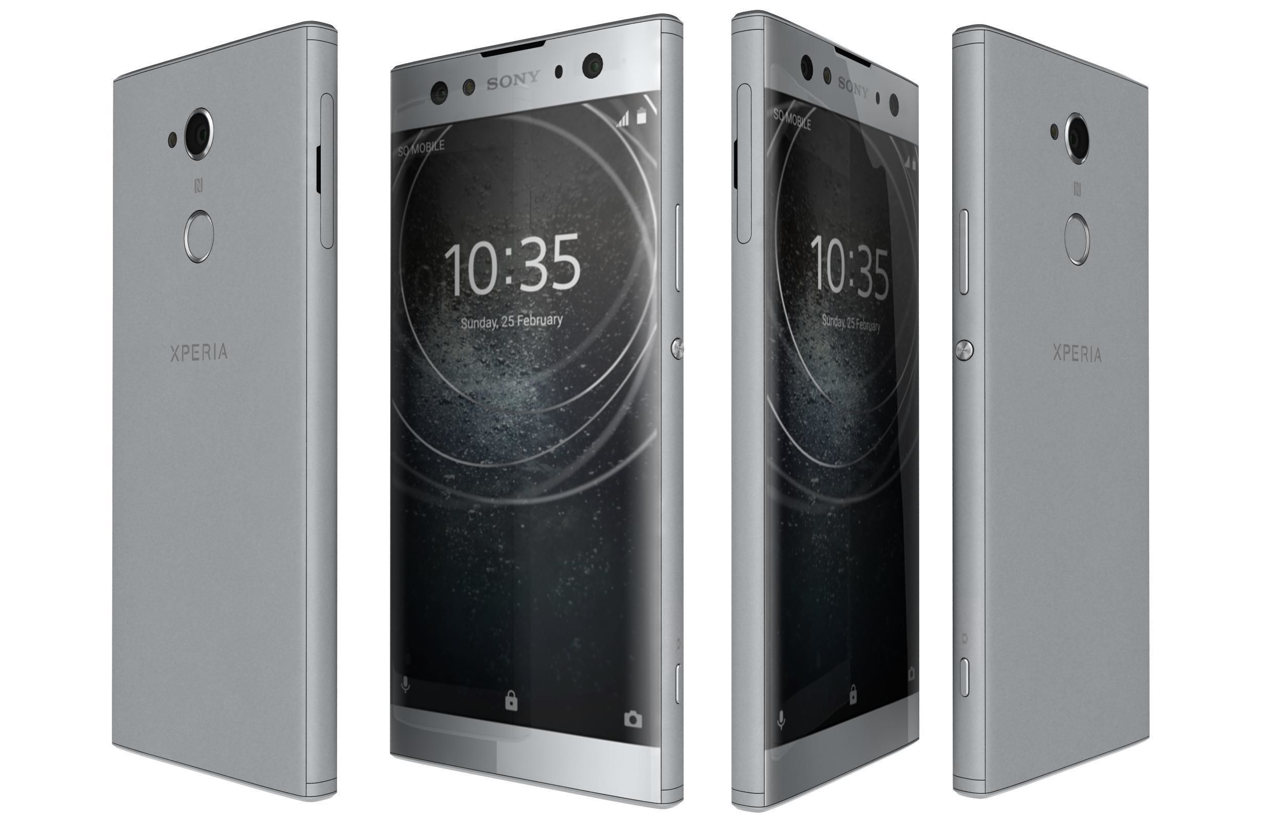 Sony Xperia XA2 Ultra All Colors 3D model_12