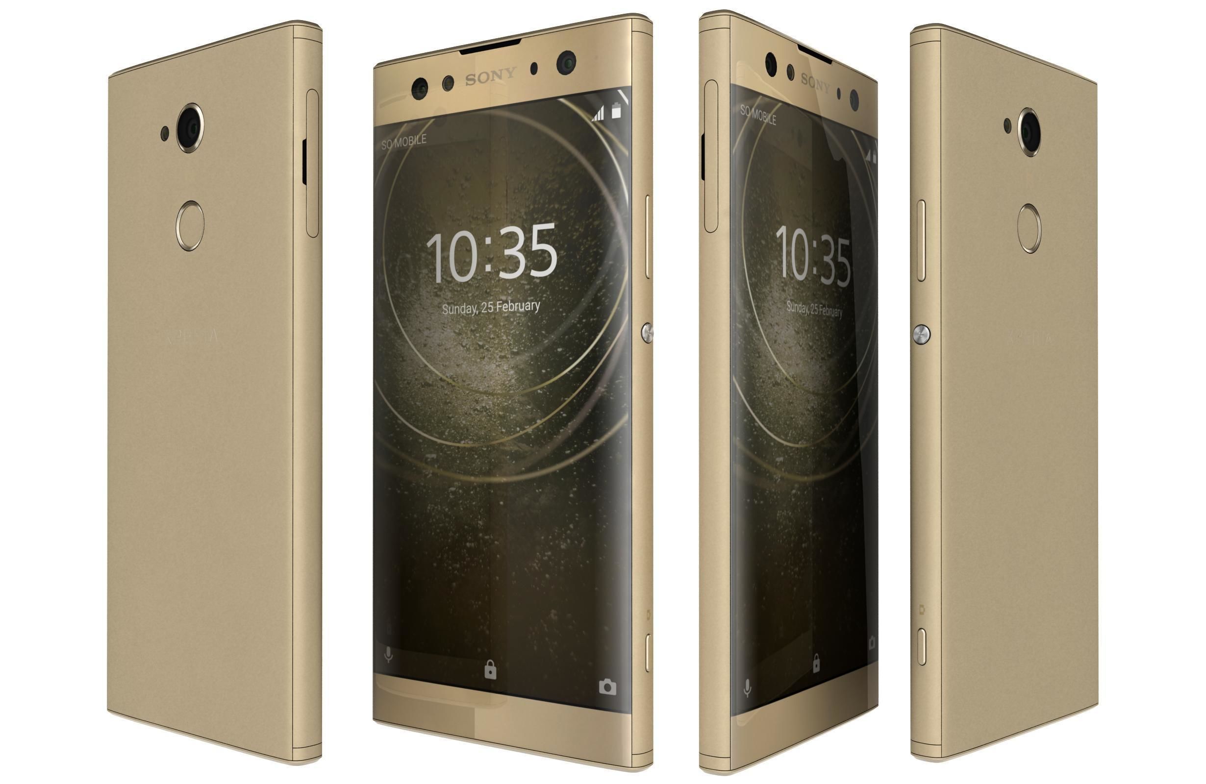 Sony Xperia XA2 Ultra All Colors 3D model_32