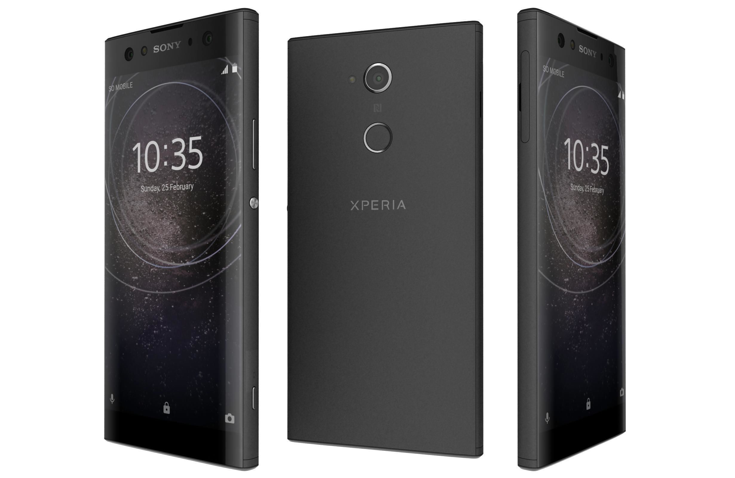 Sony Xperia XA2 Ultra All Colors 3D model_1
