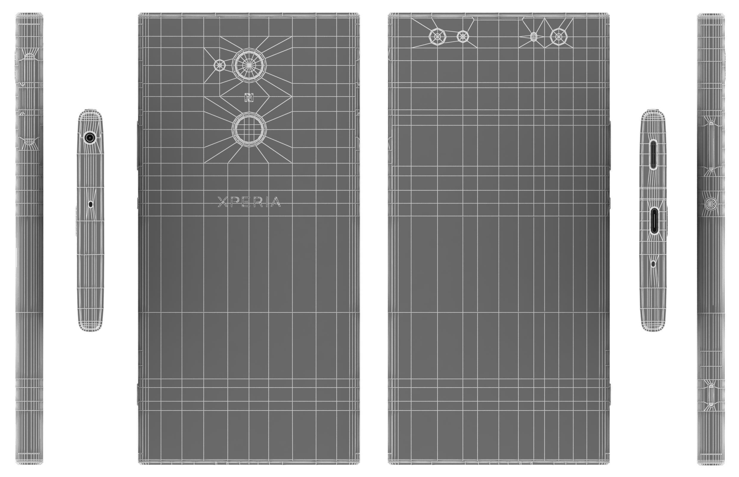 Sony Xperia XA2 Ultra All Colors 3D model_41
