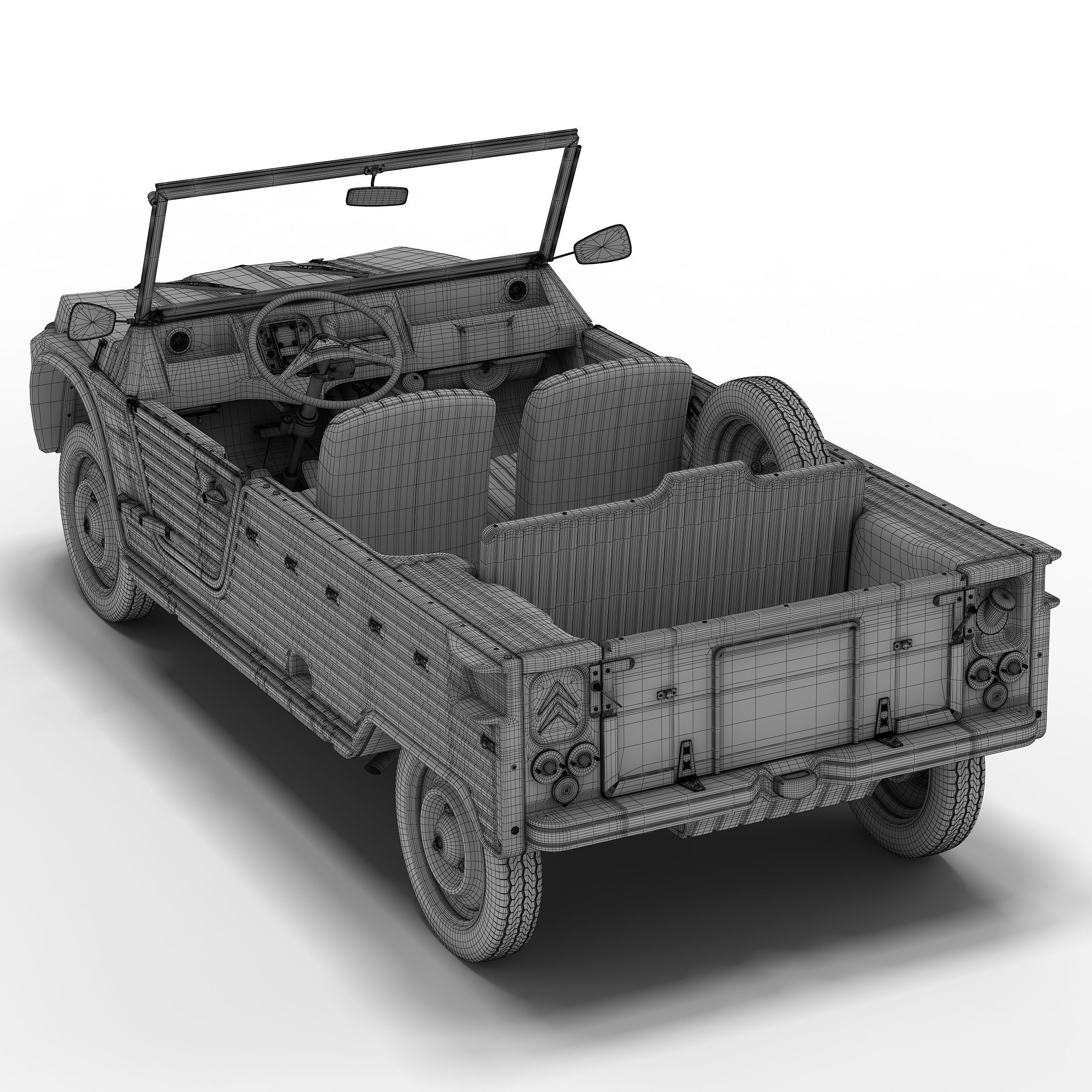 Citroen Mehari 3D model_9