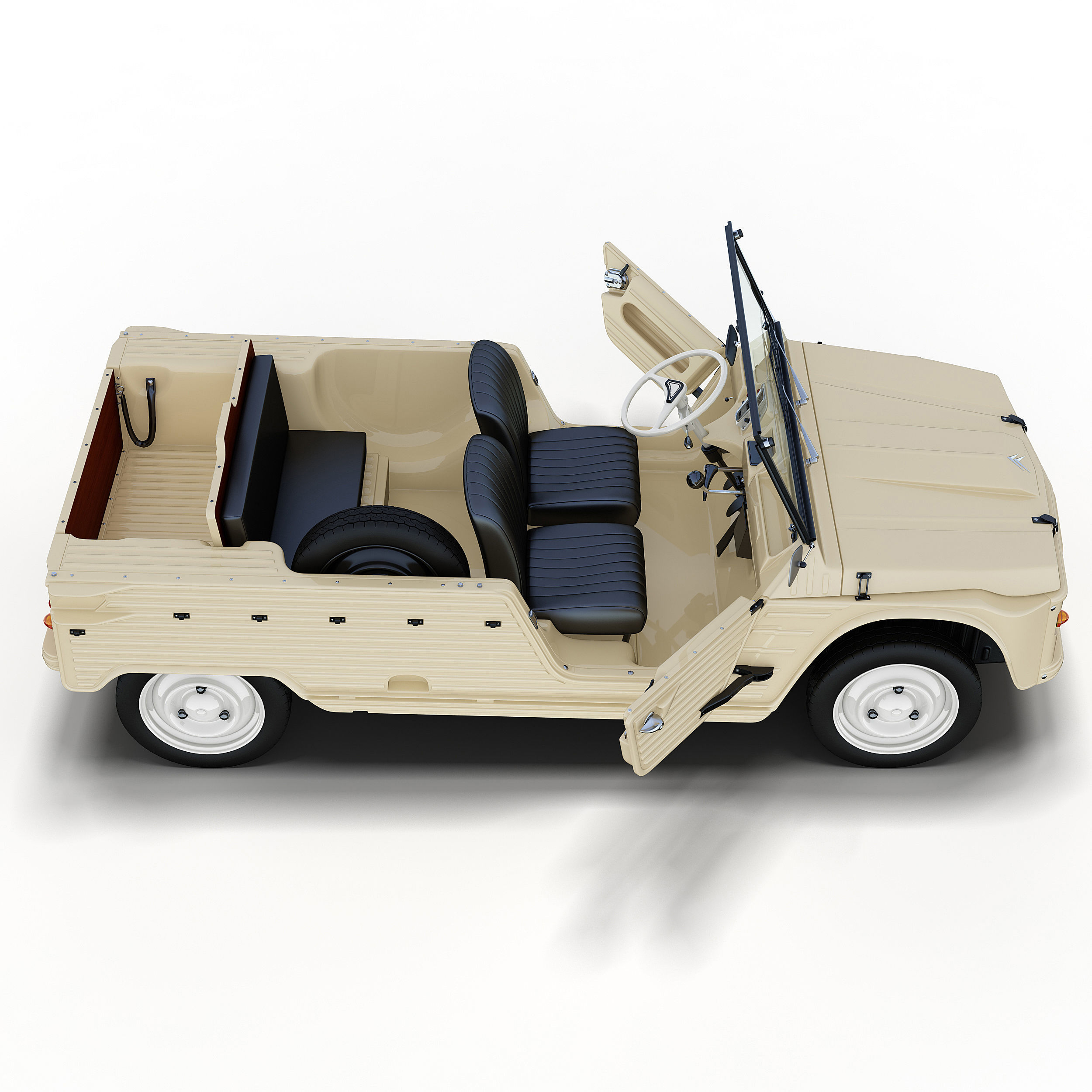 Citroen Mehari 3D model_2