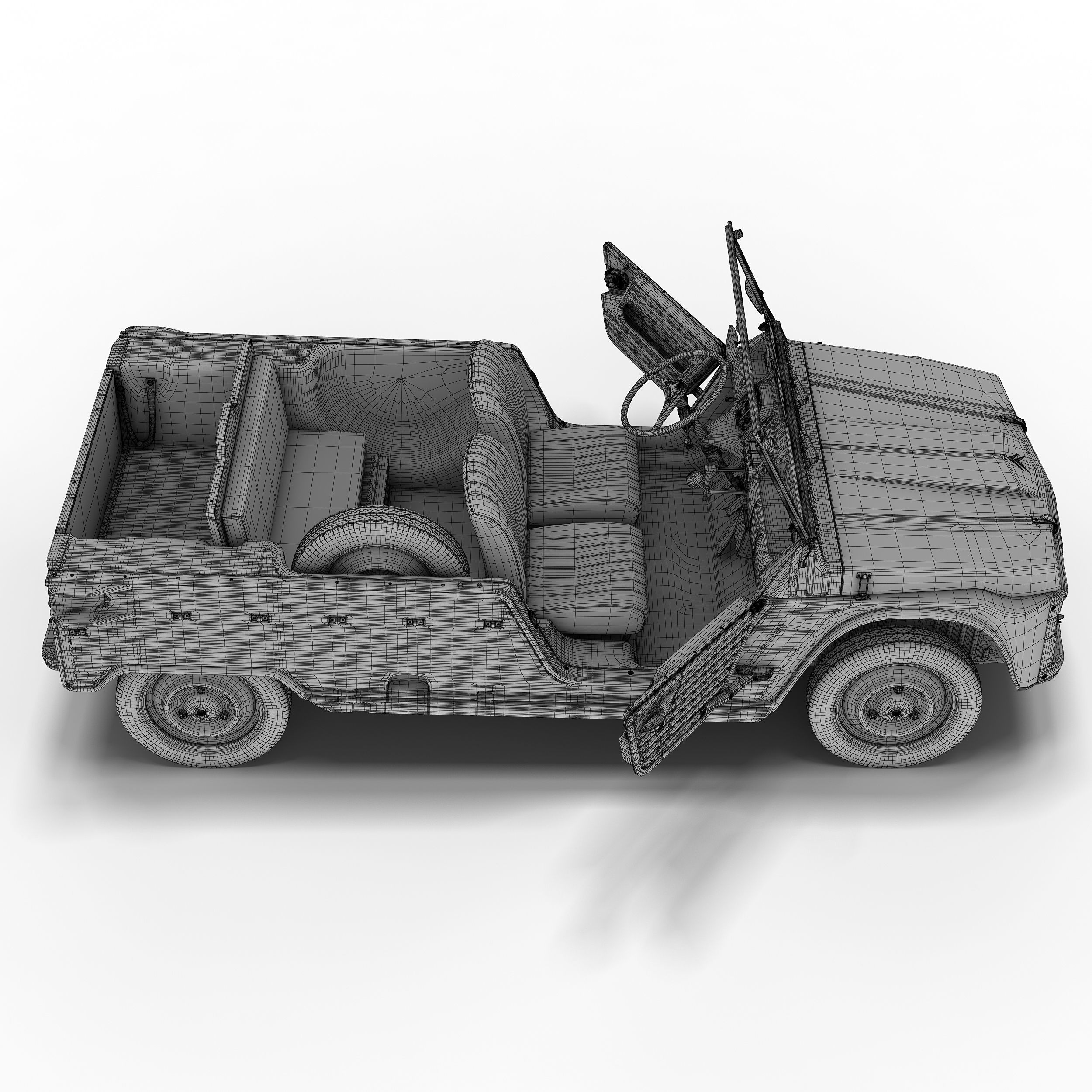 Citroen Mehari 3D model_3