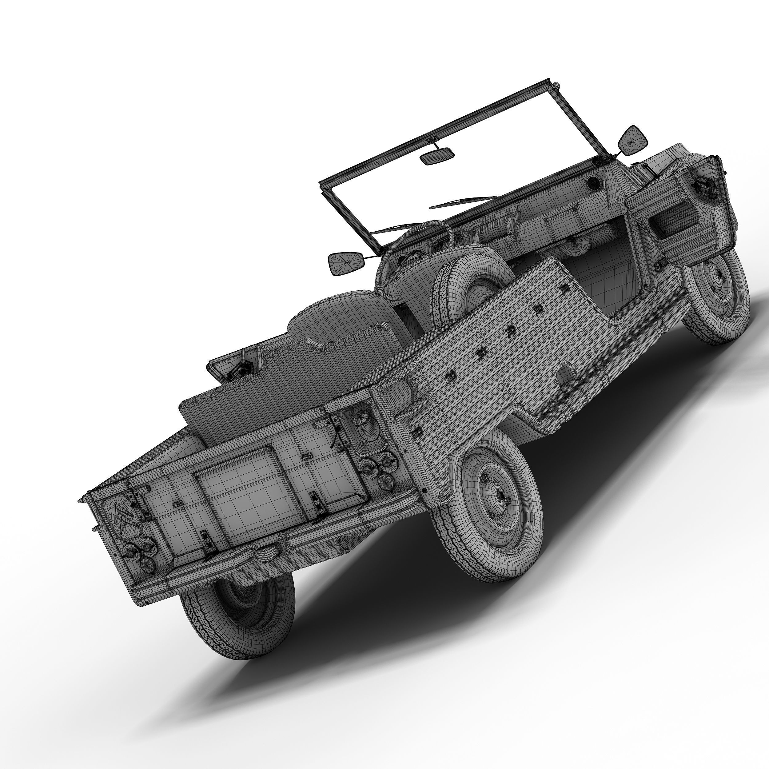 Citroen Mehari 3D model_5