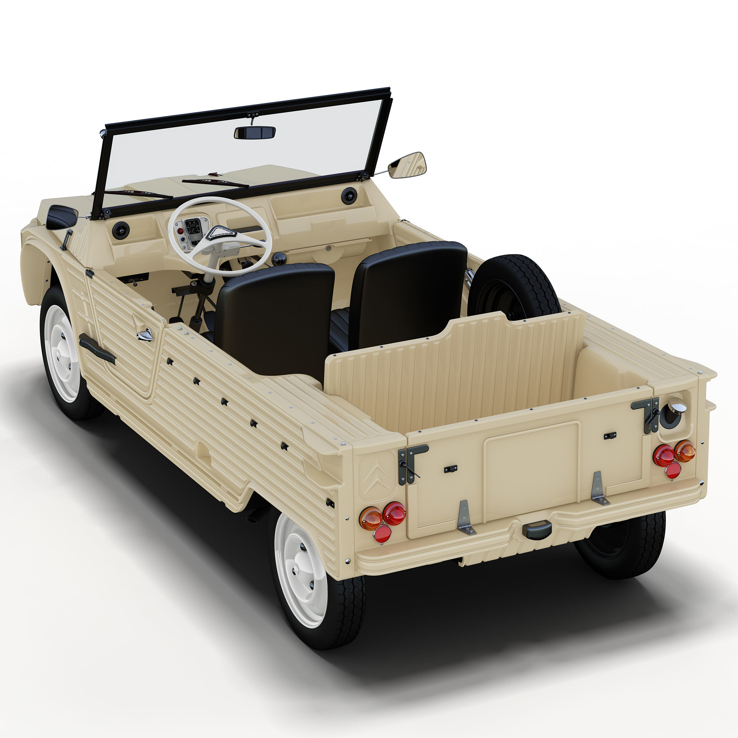 Citroen Mehari 3D model_8