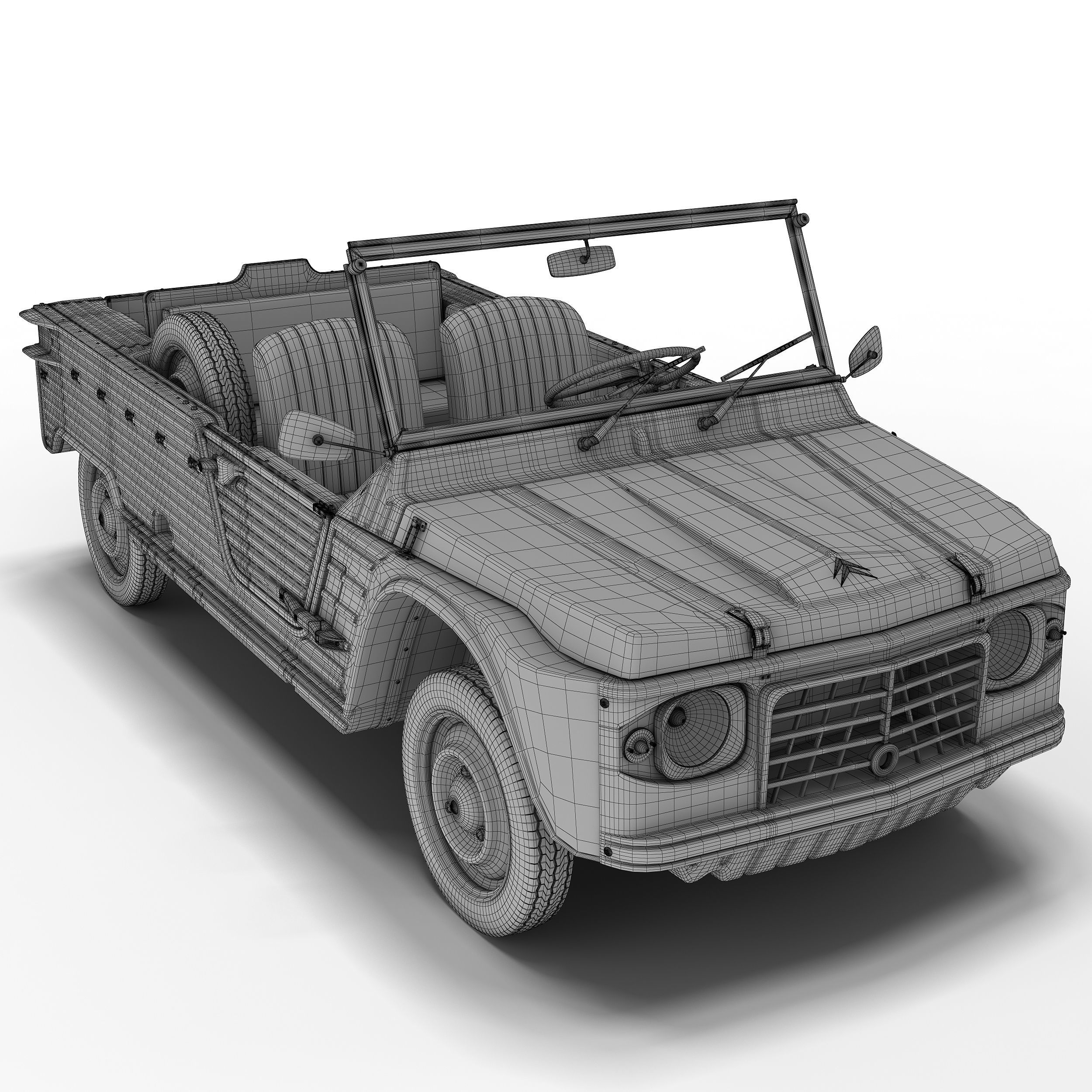Citroen Mehari 3D model_1