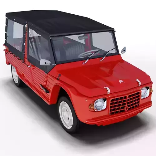 Citroen Mehari with cover 3D model