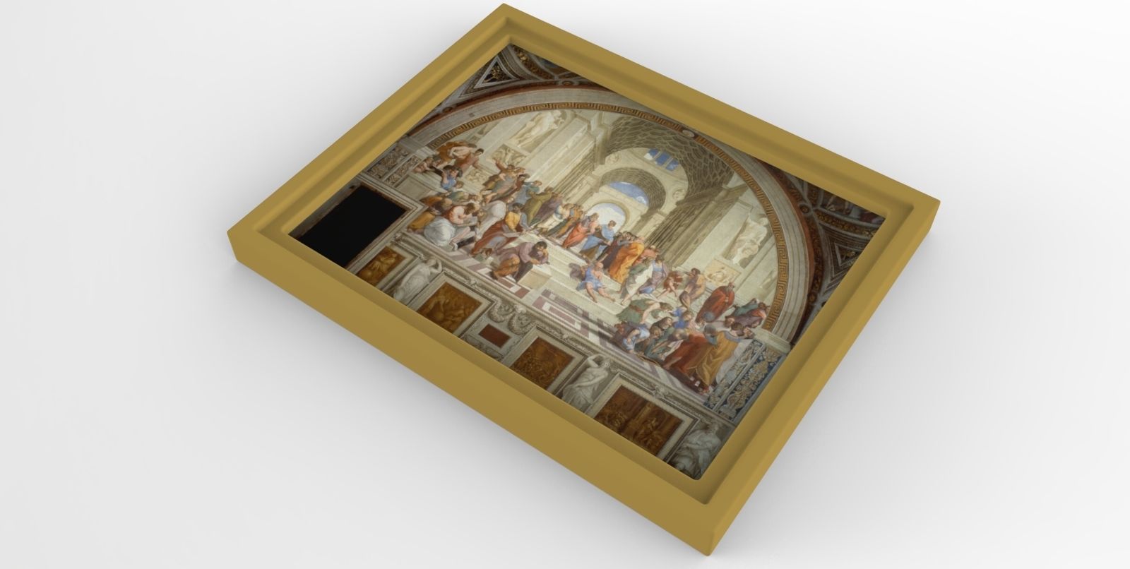 School of Athens painting by Raphael for 3D printing 3D print model_3