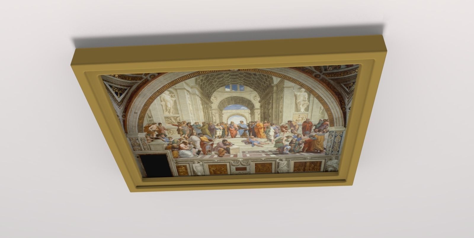 School of Athens painting by Raphael for 3D printing 3D print model_2