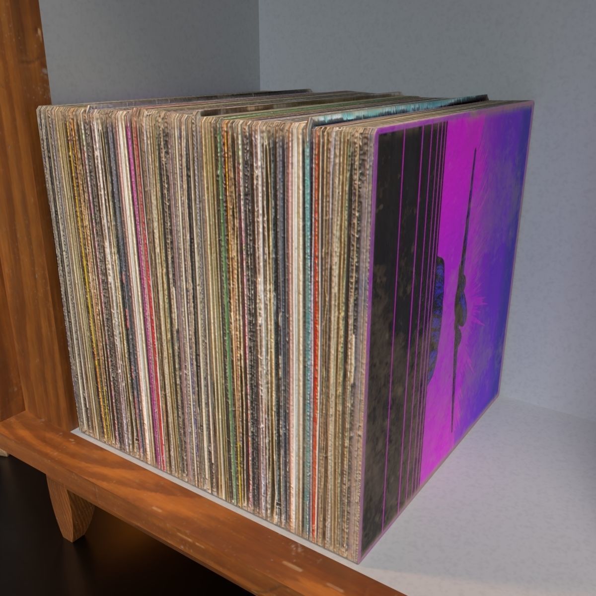 PBR Audio Equipment Low-poly 3D model_5
