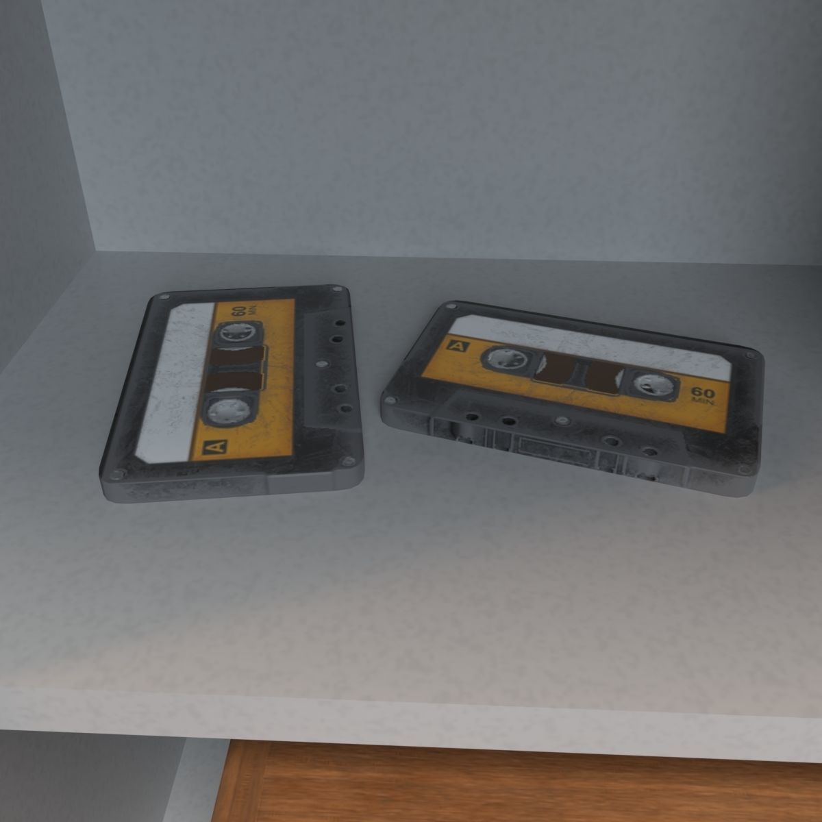 PBR Audio Equipment Low-poly 3D model_4