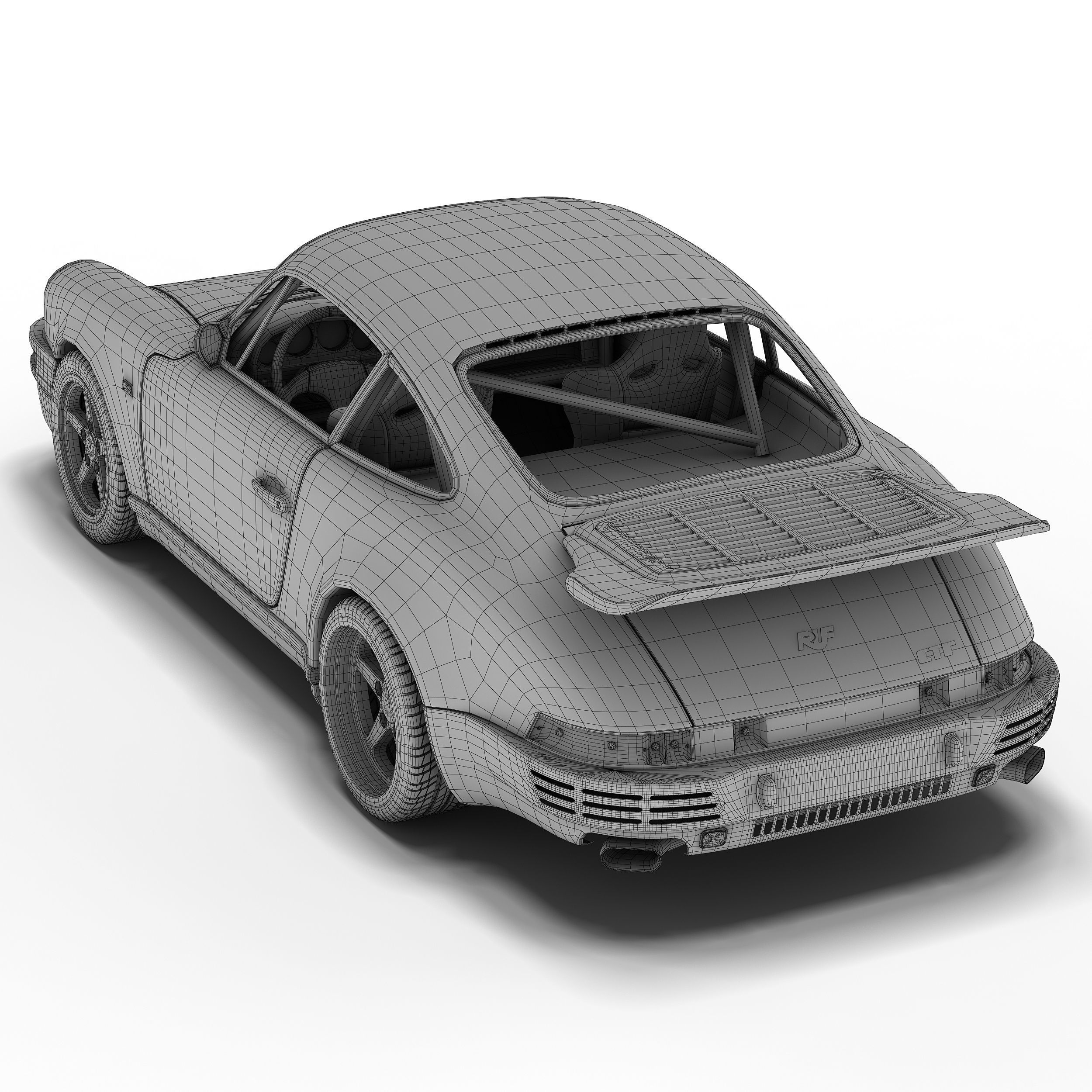 Ruf CTR Yellowbird 3D model_9