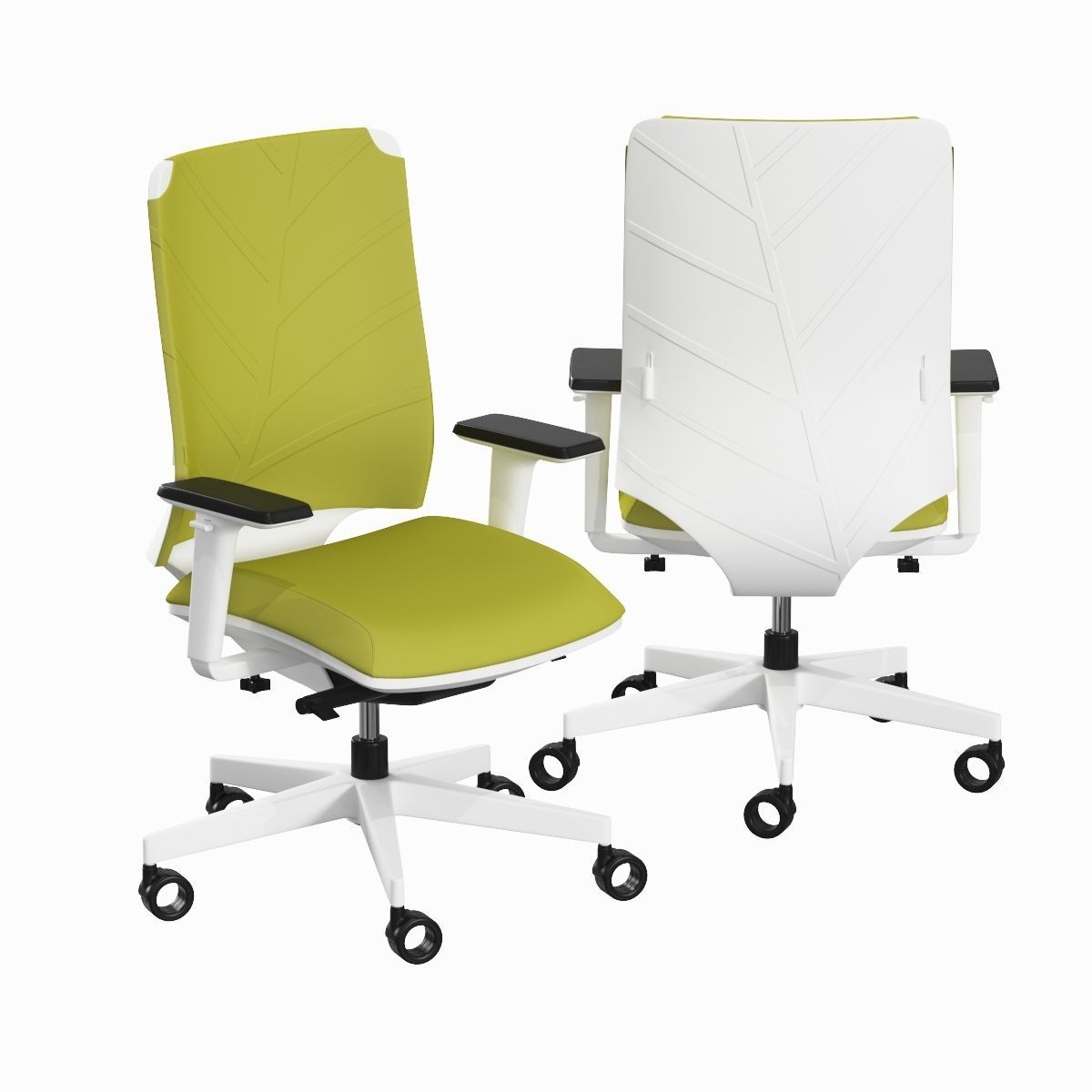 Sitland Leaf Office Chair 3D model_18