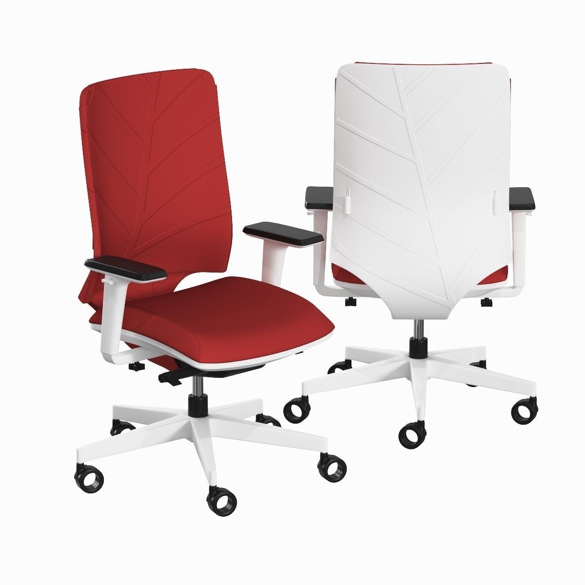 Sitland Leaf Office Chair 3D model_15