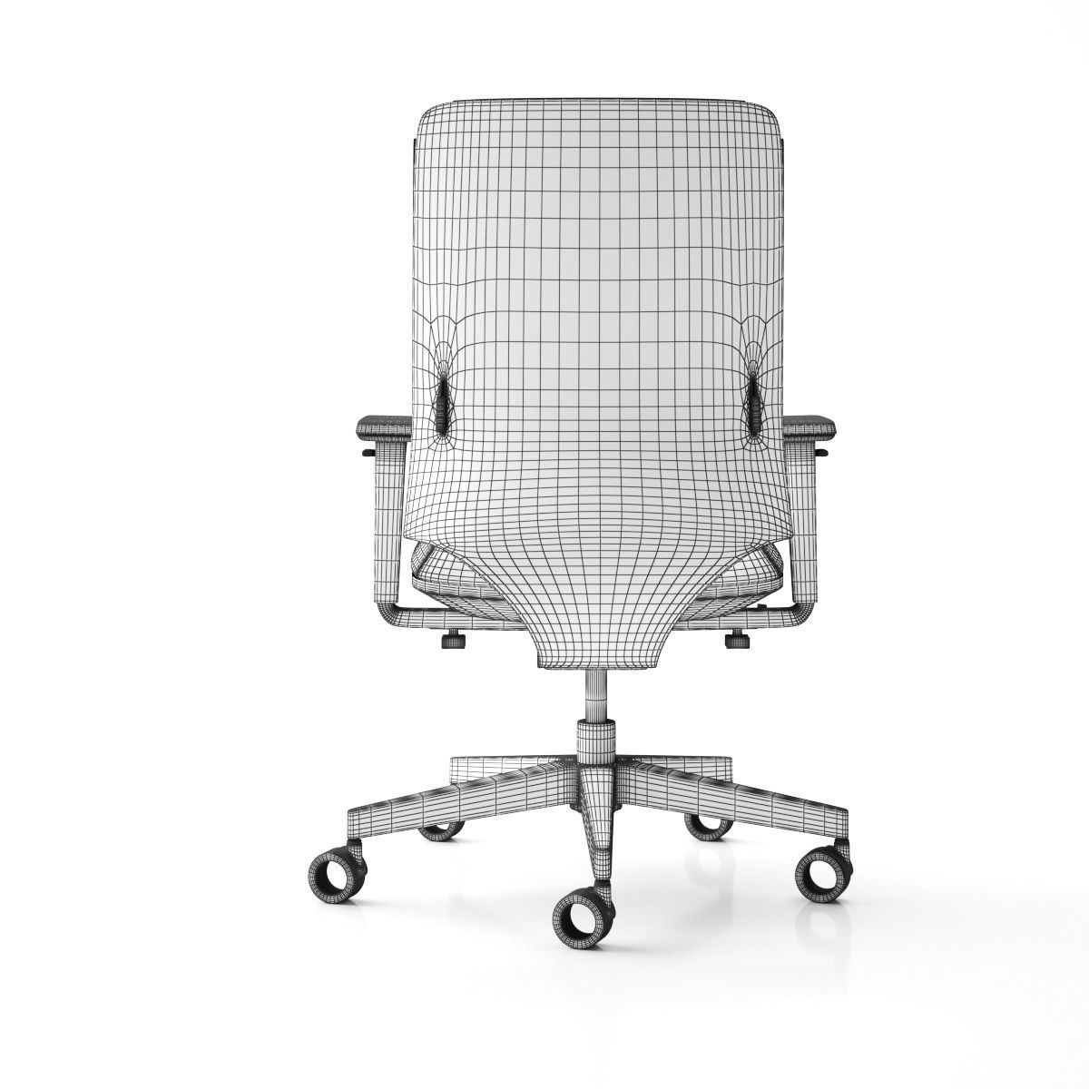Sitland Leaf Office Chair 3D model_12