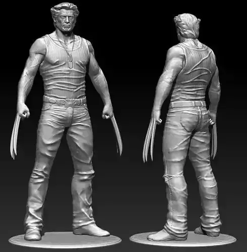 Wolverine hugh jackman Printable STL