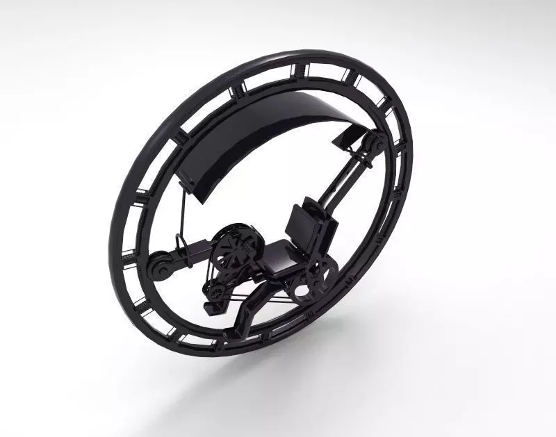 UniCycle Loop Wheel 3D model_0
