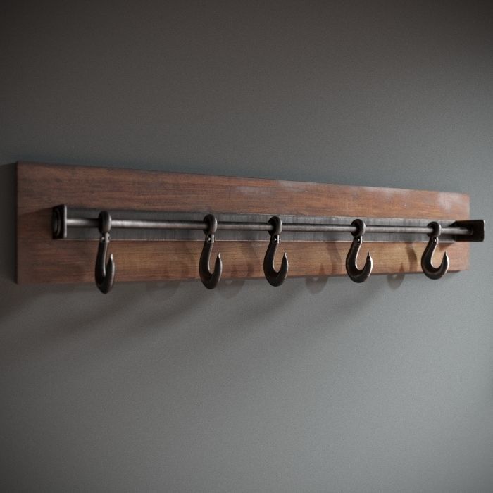 Loft hanger Low-poly 3D model_3