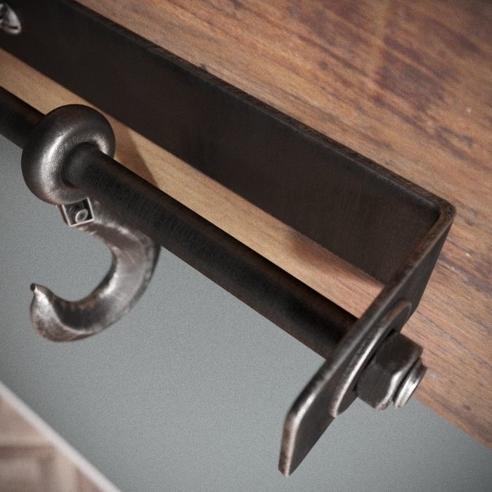 Loft hanger Low-poly 3D model_1