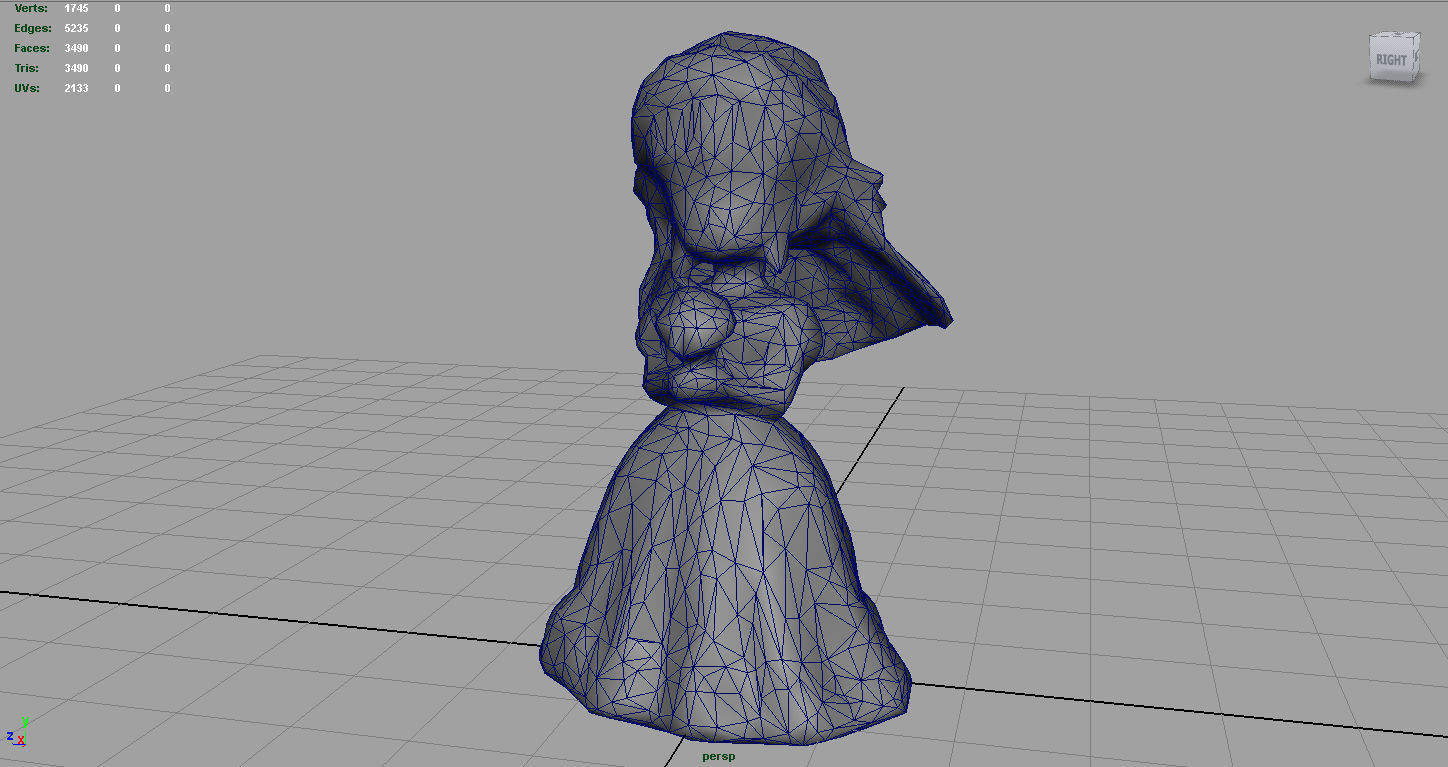 Chi-Chi Bride Low-poly 3D model_4