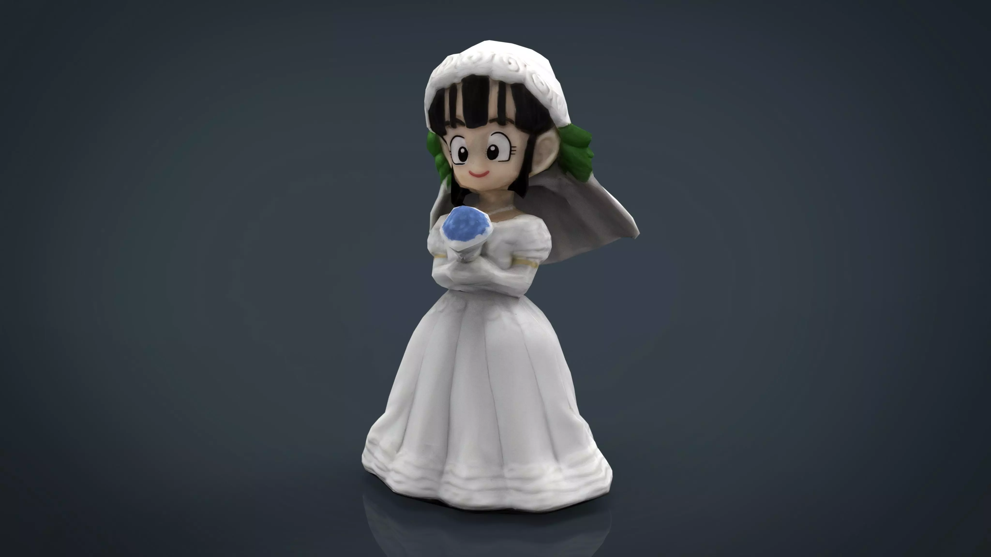 Chi-Chi Bride Low-poly 3D model_0