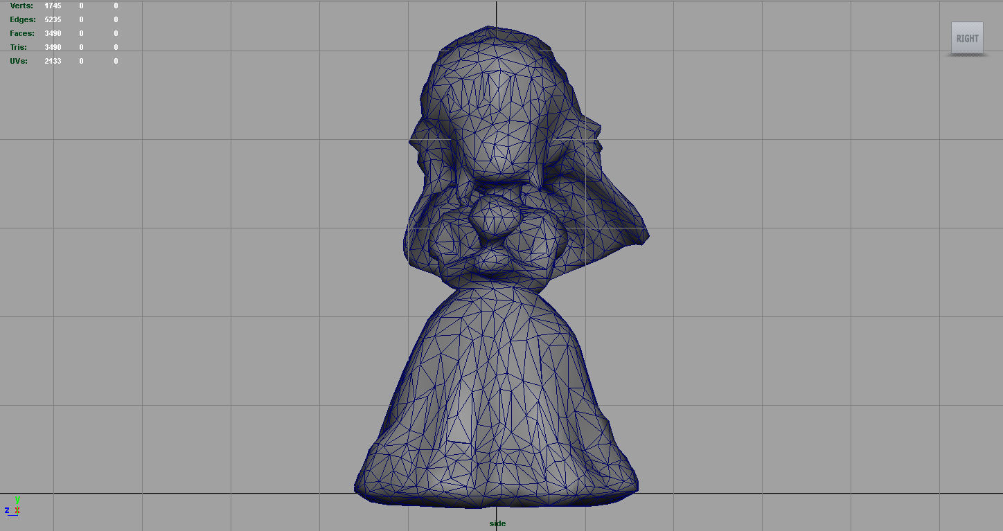 Chi-Chi Bride Low-poly 3D model_5