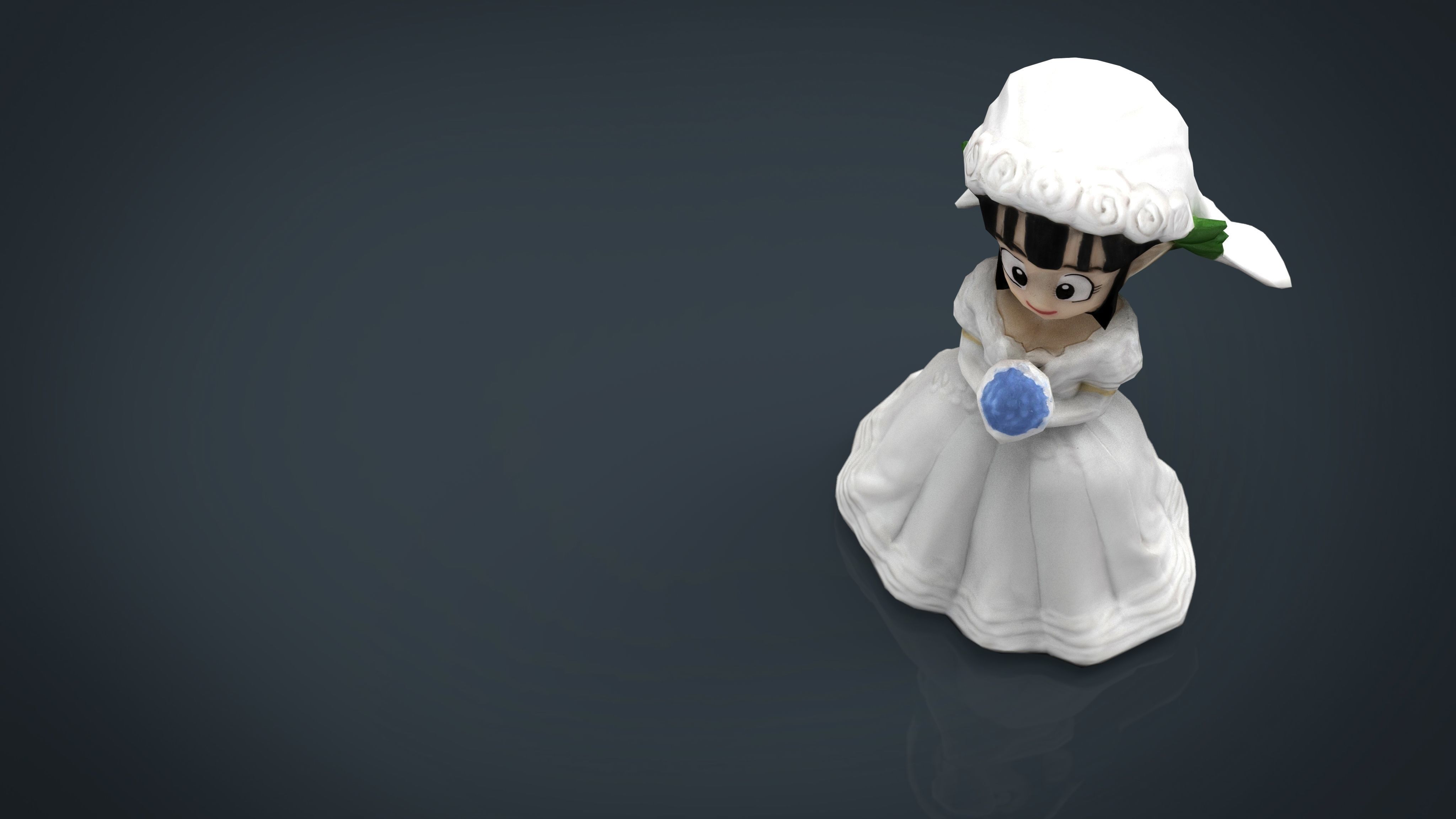 Chi-Chi Bride Low-poly 3D model_10