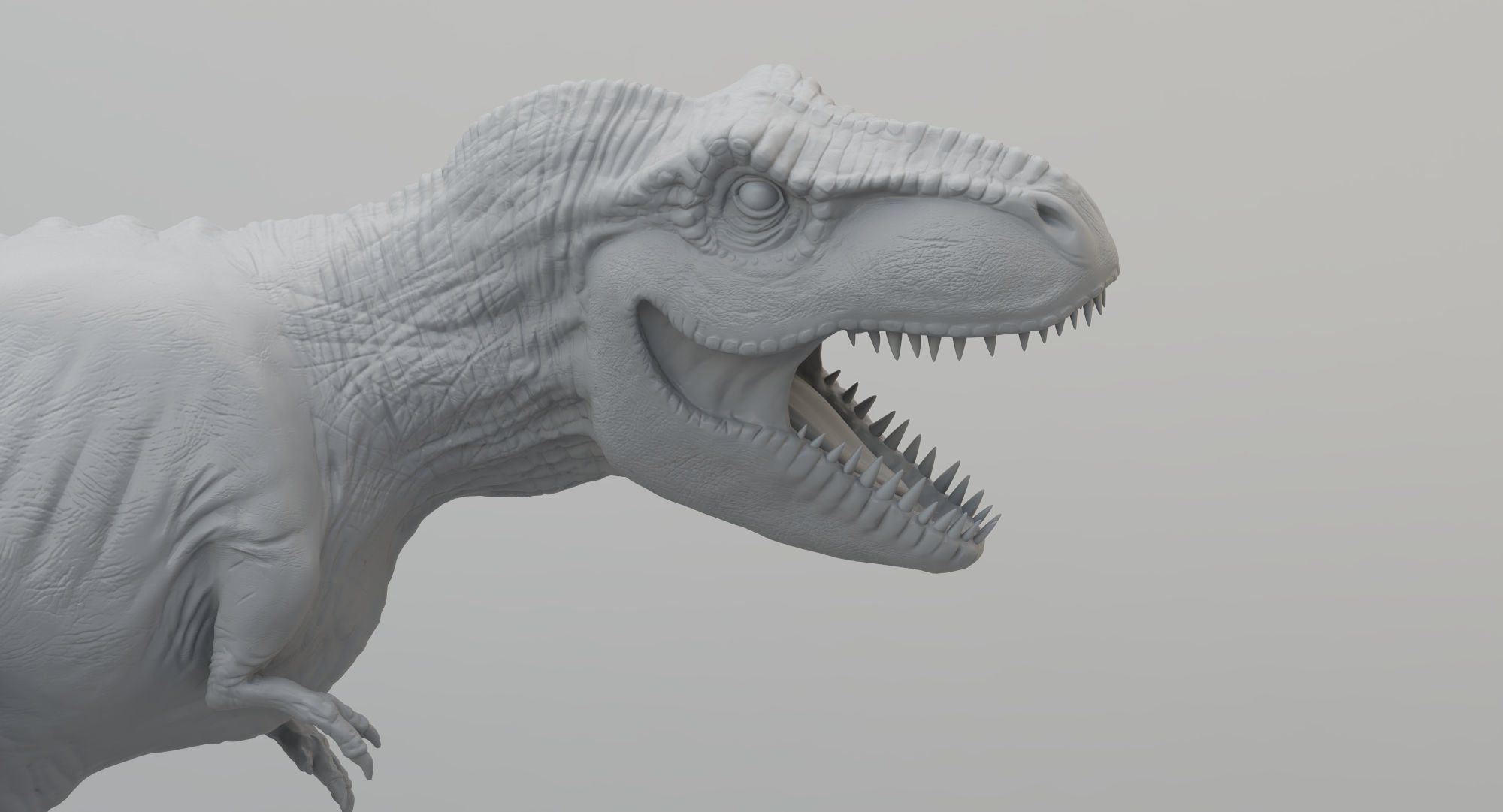 Animated Tyrannosaurus Rex Low-poly 3D model_14