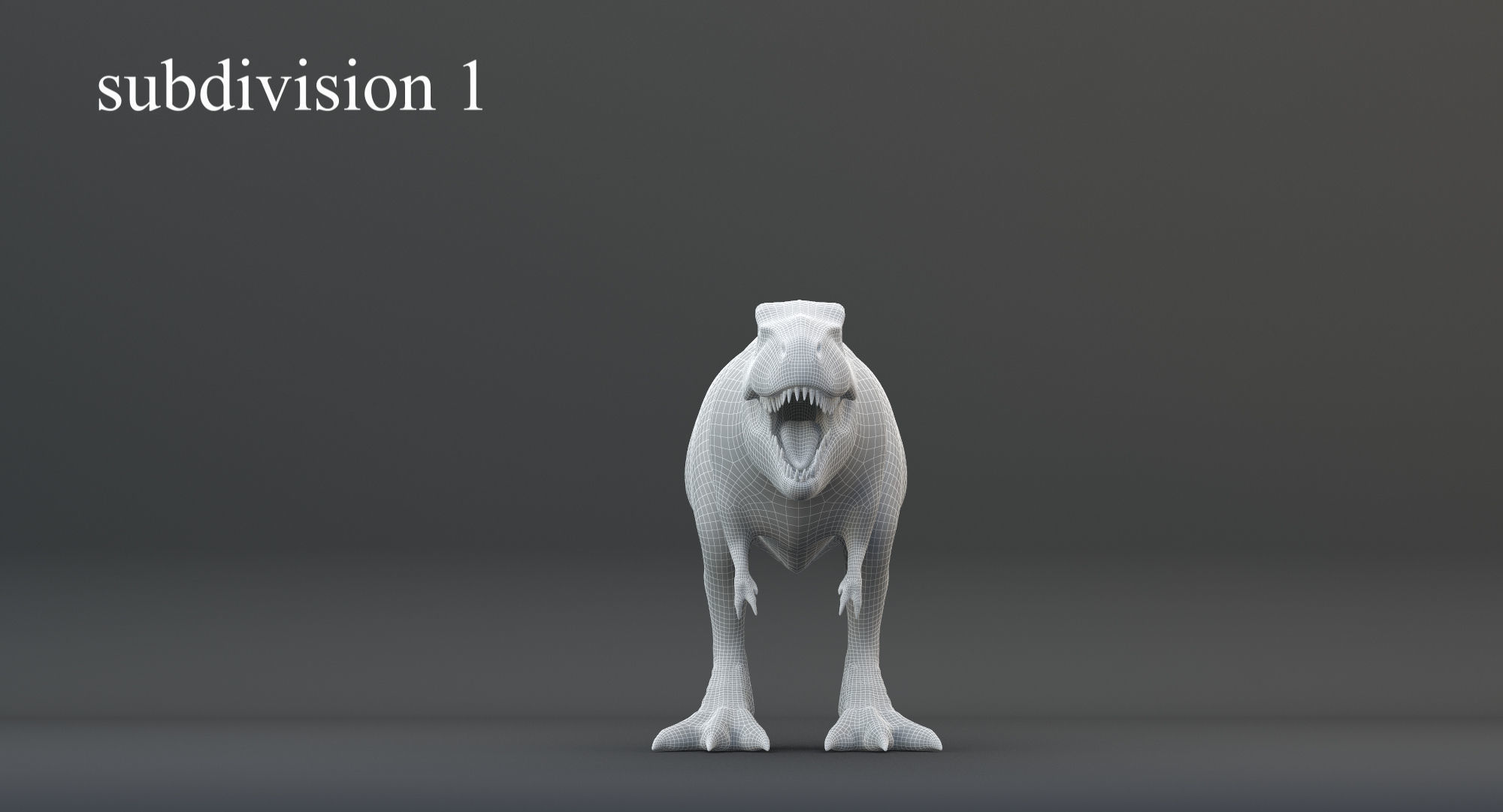 Animated Tyrannosaurus Rex Low-poly 3D model_19