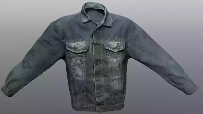 Jacket Jeans Closed Low-poly 3D model