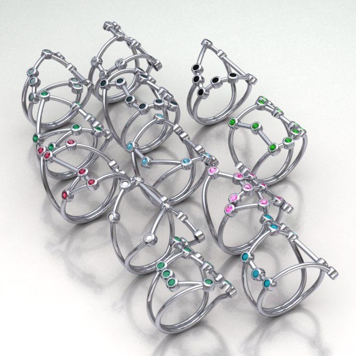 Ring model 326 3D print model_1