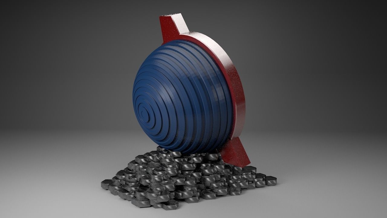 Avenger 3D Logo 3D print model_6