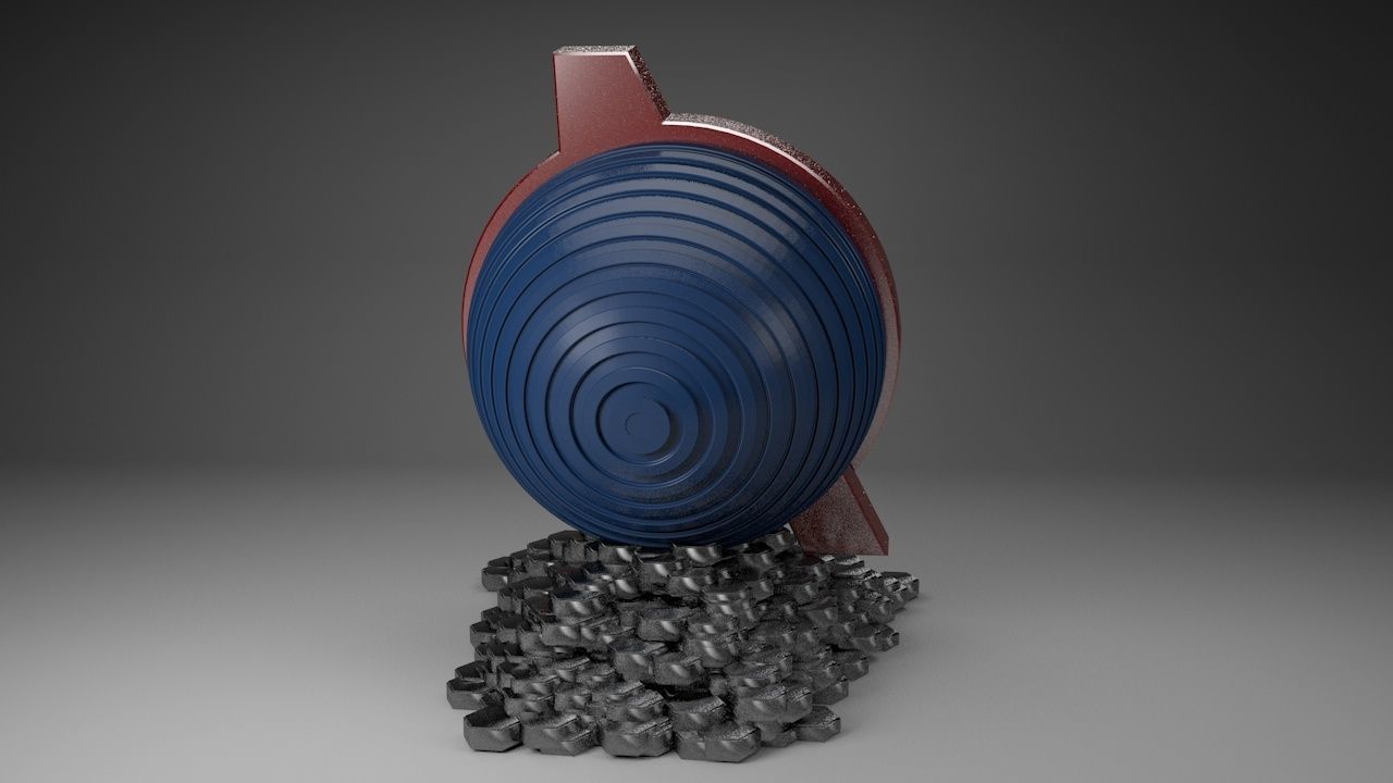 Avenger 3D Logo 3D print model_5