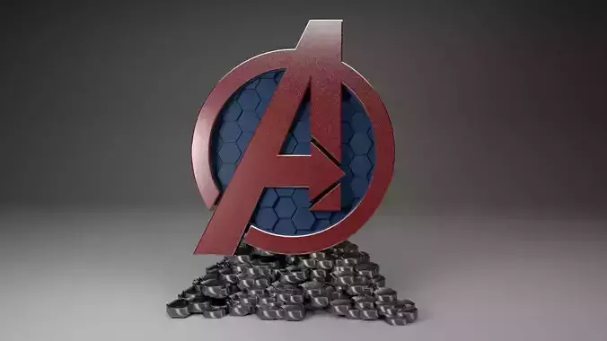 Avenger 3D Logo