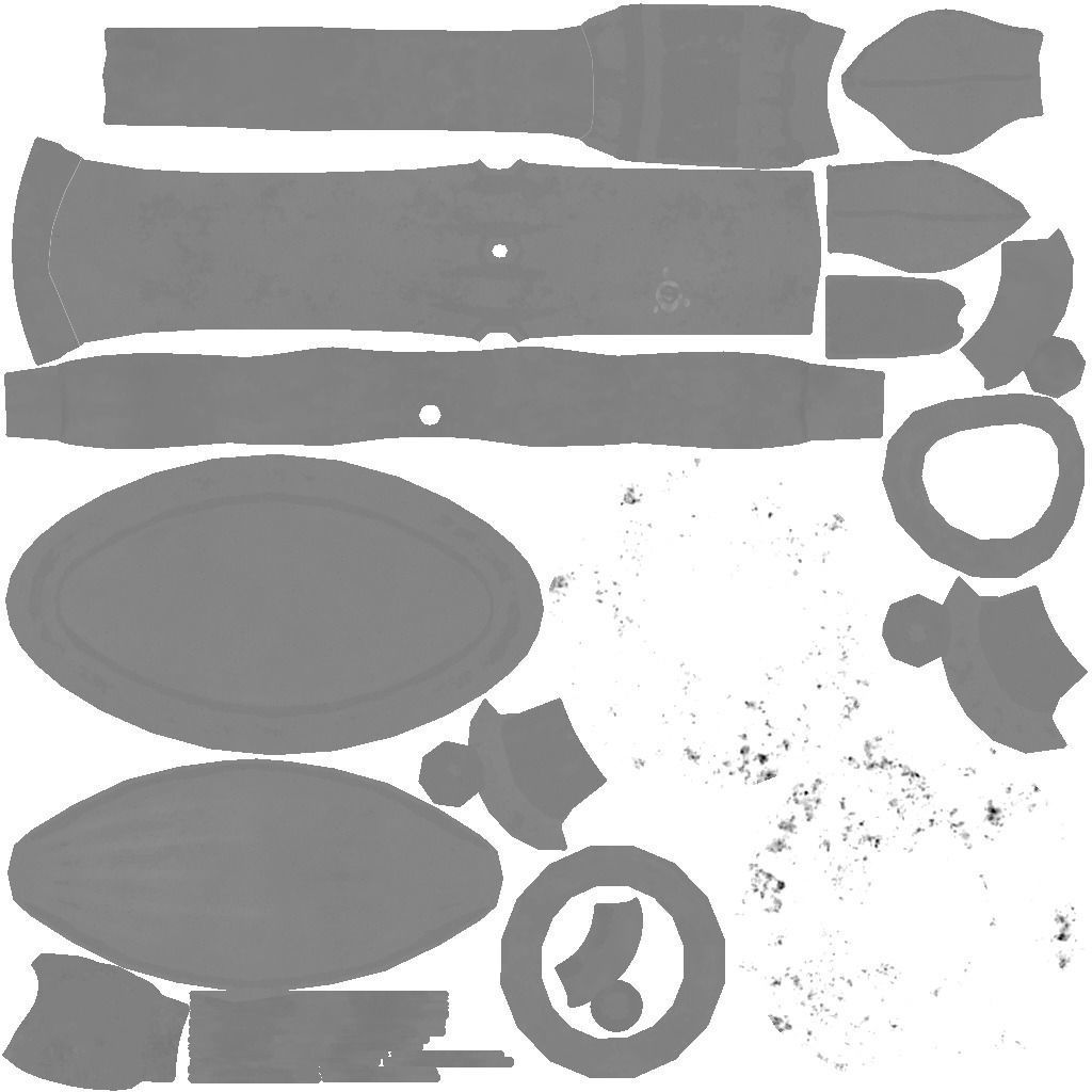 Old Tricycle game asset Low-poly 3D model_1