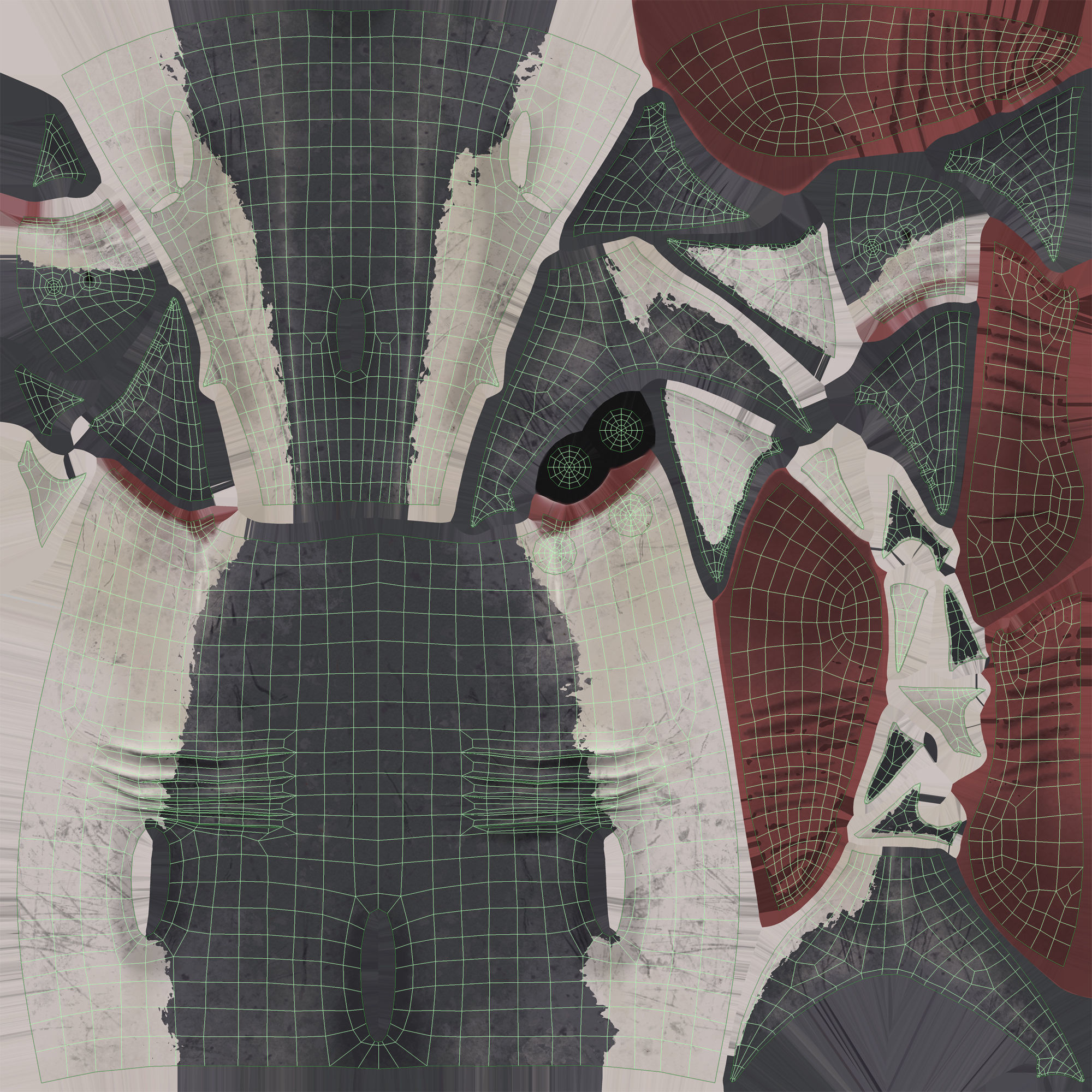 3D model Rigged Great White Shark Low-poly 3D model_16