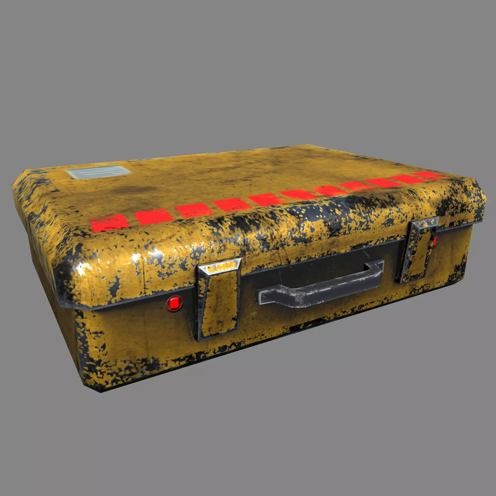 Metal Case Free low-poly 3D model