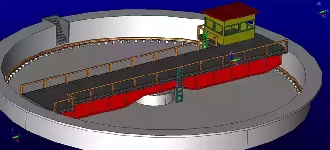 Railway turntable H0 3D print model