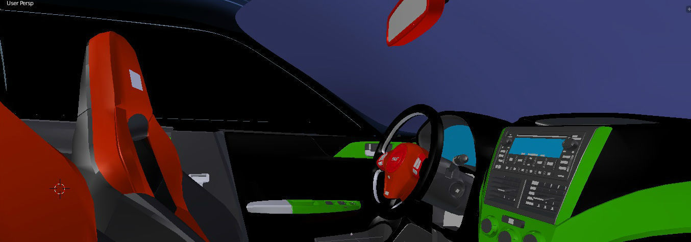 dodge challenger 2015 sport 3D model_10