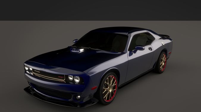 dodge challenger 2015 sport 3D model