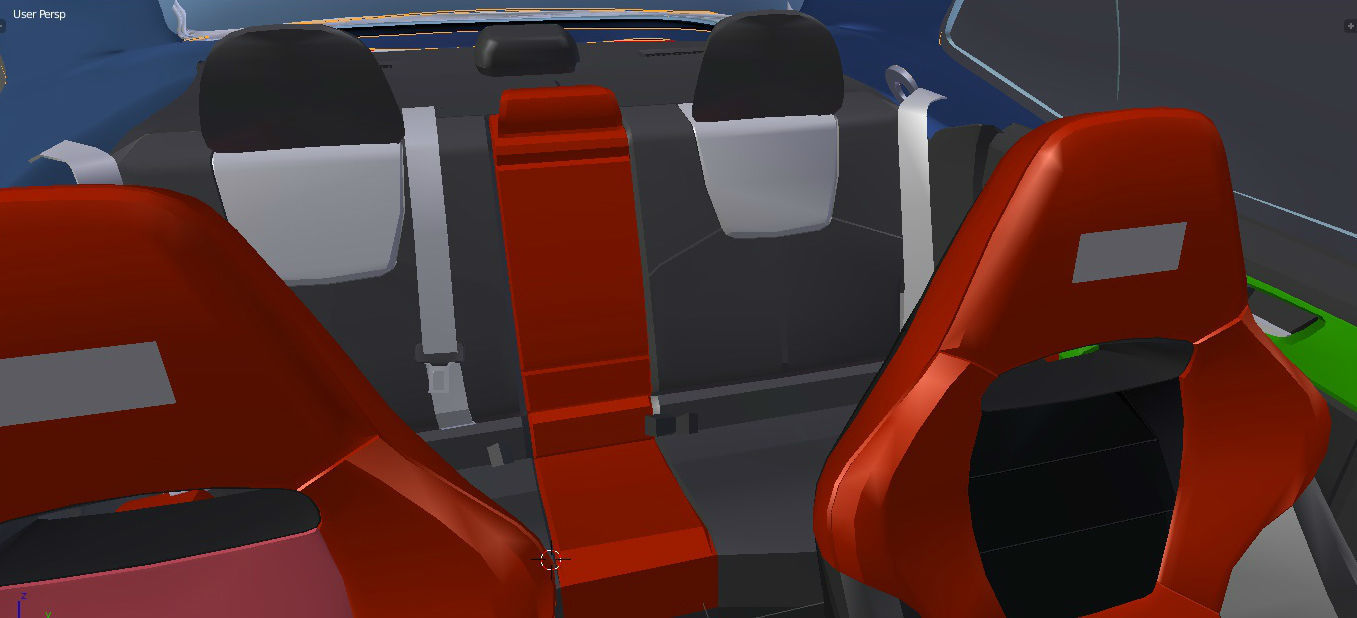 dodge challenger 2015 sport 3D model_11