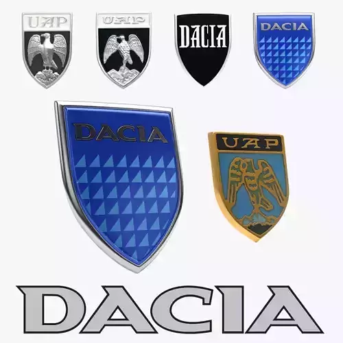 Dacia Emblem History Collection Bundle