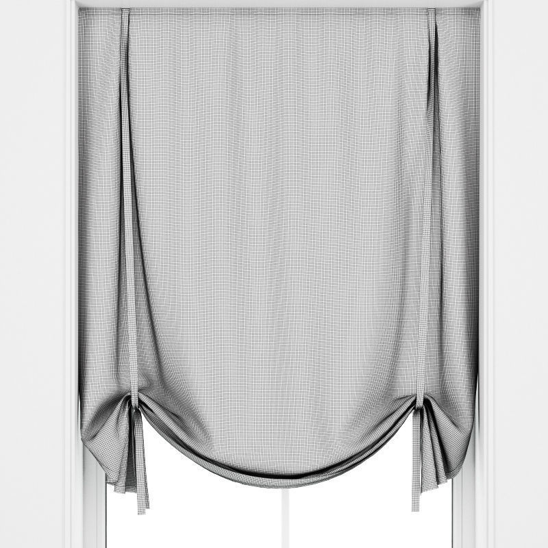 Roman blinds 8 3D model_1