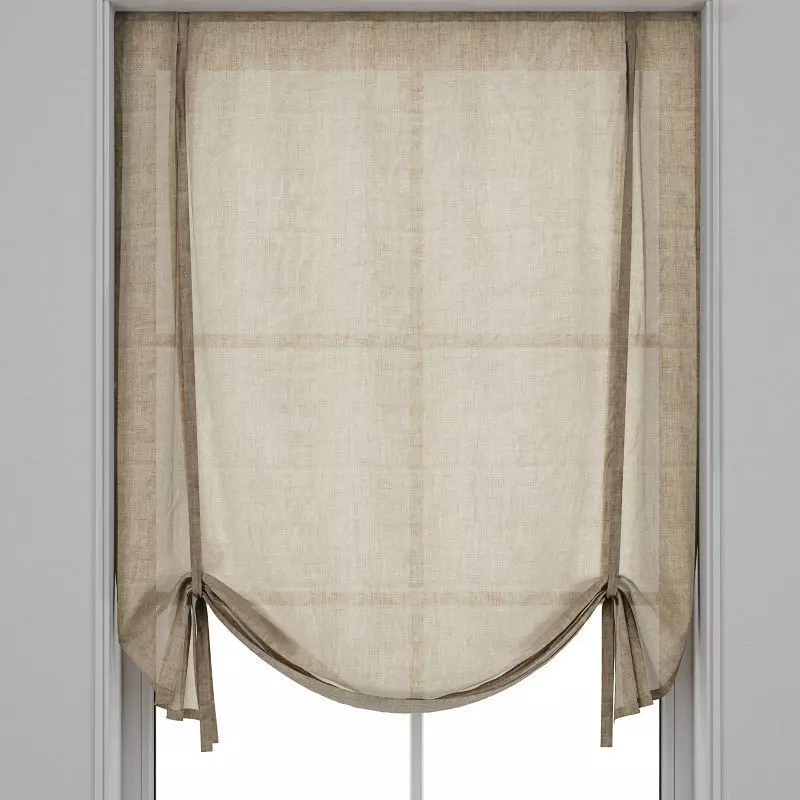 Roman blinds 8 3D model_0
