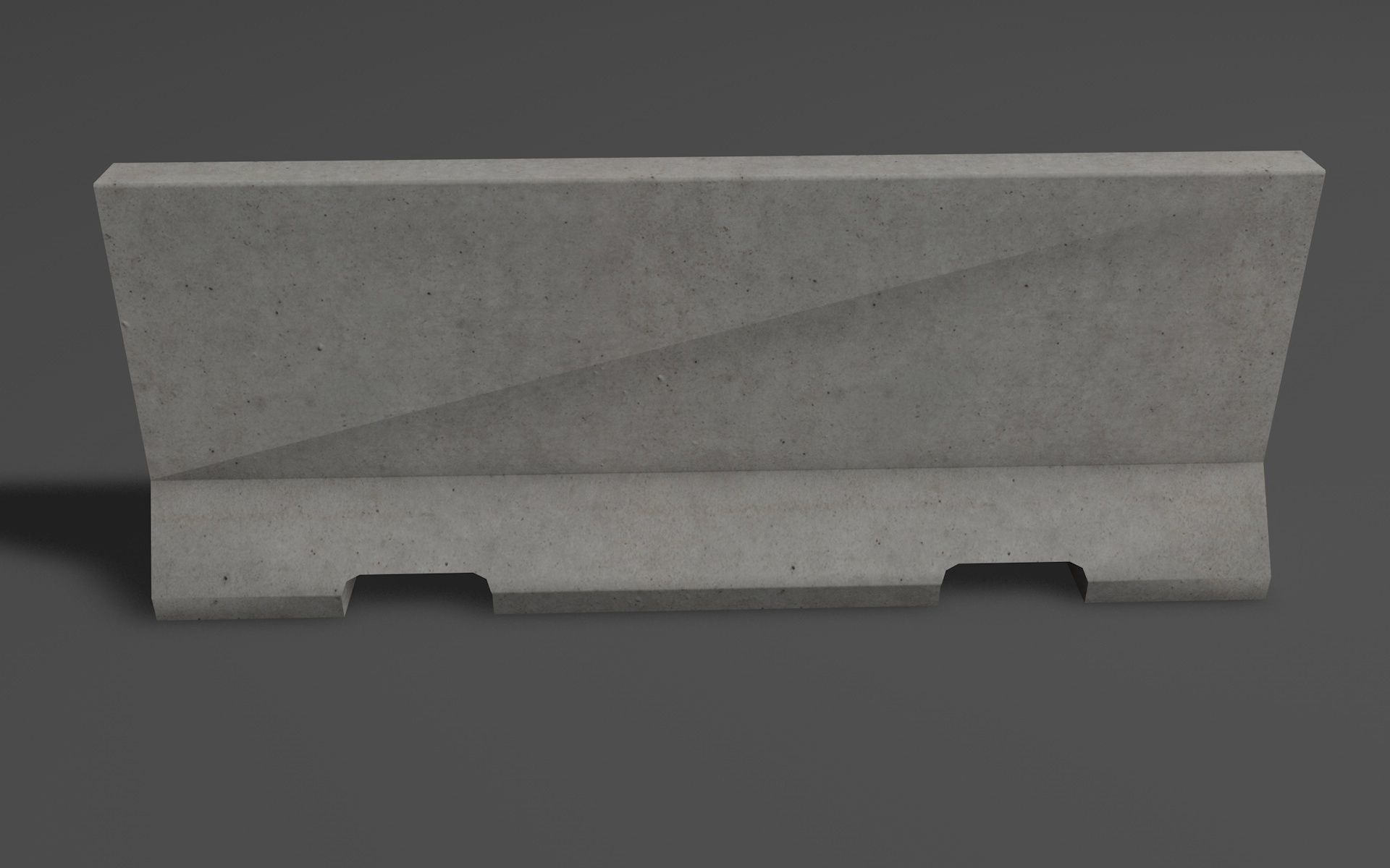 Road Objects  Low-poly 3D model_9