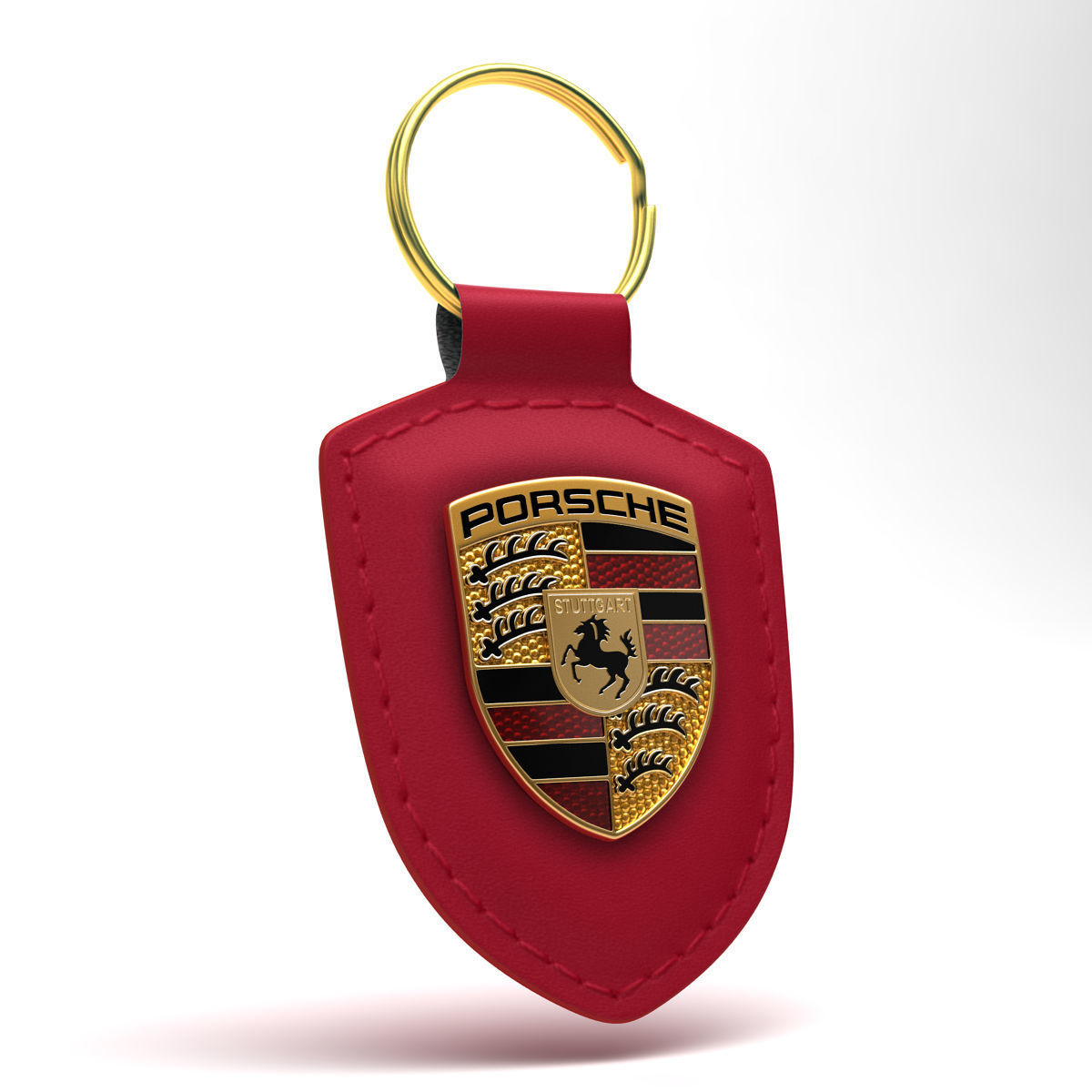 Porsche Logo Badge Emblem Crest History Collection Bundle 3D model_14