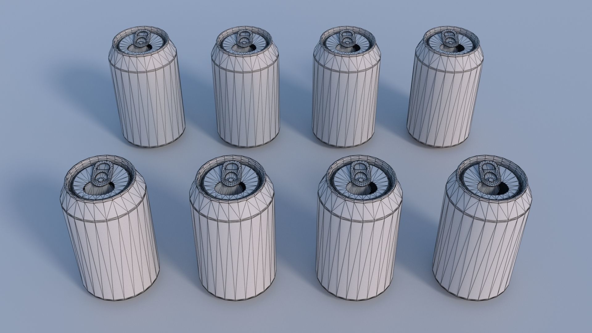Soda cans PBR 3D model_4