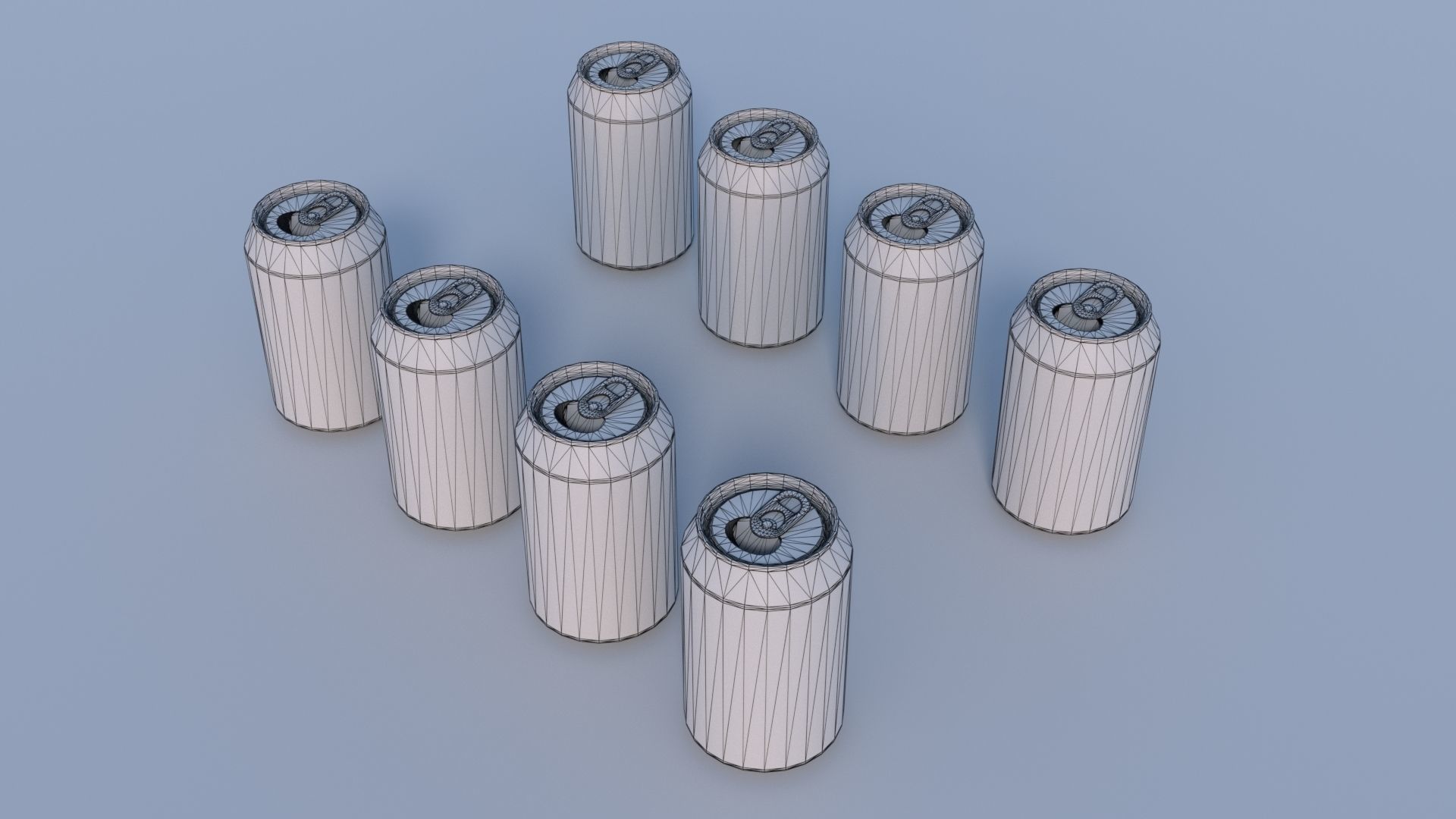 Soda cans PBR 3D model_6